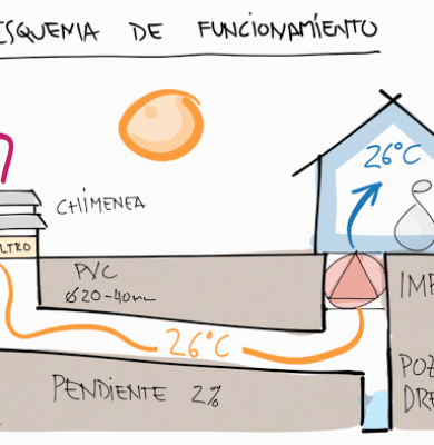 Tecnología natural de bajo coste para climatizar